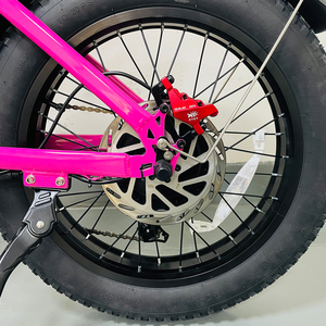Bicicleta Eléctrica Rosa, Fatbike, Moped Eléctrico, Bicicleta de Montaña Eléctrica con Batería de Litio, Bicicleta Eléctrica Híbrida para Chicas y Mujeres - Product Image 3