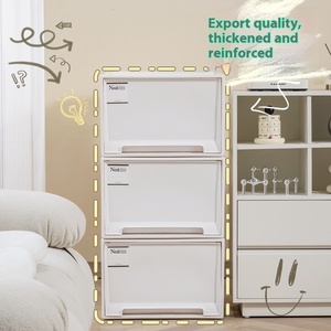 Boîte de rangement à tiroir épais pour salon <span class=keywords><strong>Armoire</strong></span> de rangement à vêtements en plastique à un niveau Vente en gros Chine - Product Image 1