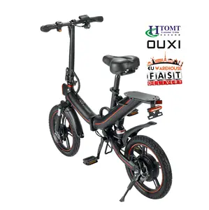 Ouxi V6 500W Motor 15AH Batterij Opvouwbare Elektrische Fiets Eu Magazijn U/L 2849 16Inch Wiel Elektrische stad Fiets Trapondersteuning