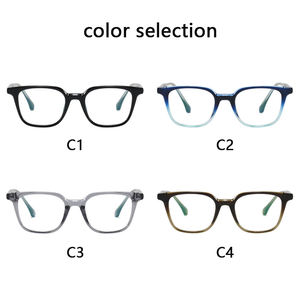 Nieuwe Klassieke Eenvoudige Pin-Frame Mannen Modieuze High-End Stijl Brillen Tr90 <span class=keywords><strong>Frames</strong></span> Clear Dames High-End Anti Blauw Licht Bril - Product Image 4