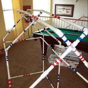 أثاث من الدرجة SCH40 كوع درجة مرفق ركنية من كلوريد البولي فينيل 90 "تي تركيب بولي كلوريد الفينيل موصل 5 طرق كوع - Product Image 5