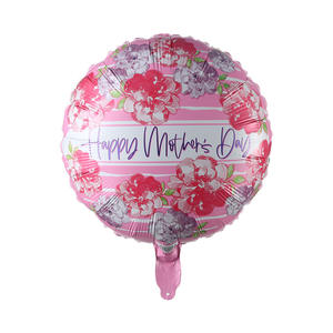 ลูกโป่งฟอยล์อลูมิเนียมทรงกลมรูปหัวใจสุขสันต์วันแม่มีความสุขขนาด18นิ้วสำหรับตกแต่งงานปาร์ตี้ - Product Image 2