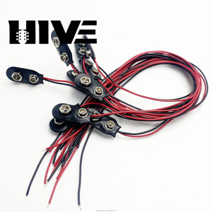 Conector de Clip <span class=keywords><strong>para</strong></span> Batería de <span class=keywords><strong>Guitarra</strong></span> de 30CM, 9V, Tipo I, Conexión de Cable, Clip de Soporte <span class=keywords><strong>para</strong></span> Batería de 9V, Conectores de Cable a Presión - Product Image 5