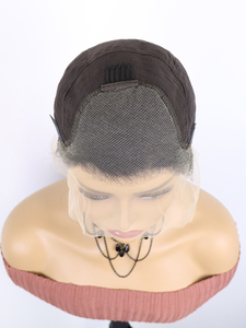 Perruques de cheveux humains courts bouclés coupe <span class=keywords><strong>Pixie</strong></span> pour femmes perruque Bob frontale en dentelle transparente à vague profonde <span class=keywords><strong>coiffure</strong></span> polyvalente à l'aspect naturel - Product Image 3
