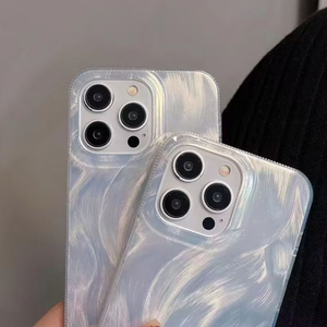 Áp Dụng Cho Apple 16Promax Laser Imd Lông Sợi Iphone14 Bạc Vỏ Cứng 13/15 Mềm Cạnh Trường Hợp Điện Thoại 11 - Product Image 4