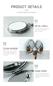 Alta gama DIY impresión Digital personalizada sublimación de <span class=keywords><strong>Metal</strong></span> plateado en blanco Aleación de moda llavero de espejo indio para regalos de bodas - Product Image 3