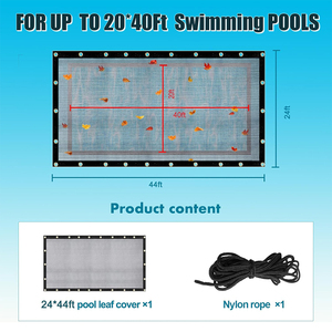 Couverture de <span class=keywords><strong>piscine</strong></span> en filet OEM Vectus 20x40 pieds, couverture de <span class=keywords><strong>piscine</strong></span> en filet noir durable, couverture de <span class=keywords><strong>piscine</strong></span> en filet anti-feuilles, couverture de <span class=keywords><strong>piscine</strong></span> extérieure - Product Image 2