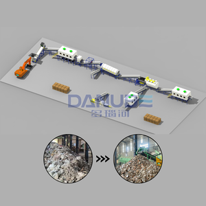 Système de tri des déchets DANUE, machine de traitement des ordures ménagères, usine de recyclage, séparateur à air - Product Image 1