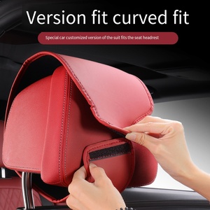 Housse d'appui-tête de siège de voiture housse de protection anti-salissure housse d'appui-tête intérieur de voiture décoration adaptée à la vente en gros de BMW - Product Image 2