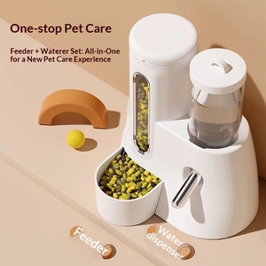 Distributeur automatique 2-en-1 de bouteille d'eau et de bol de nourriture pour <span class=keywords><strong>hamsters</strong></span> avec conception anti-renversement - Matériau plastique pour <span class=keywords><strong>hamsters</strong></span> - Product Image 3