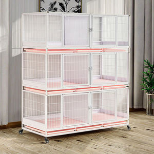 Cage pour animaux de compagnie à plusieurs niveaux de qualité supérieure chenil roulant robuste pour plusieurs centres d'élevage de chiens de chats refuges pour animaux de compagnie et cliniques vétérinaires - Product Image 6