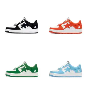 Wholesale customized sports shoes High-quality leather high-grade customized men's low-top casual shoes