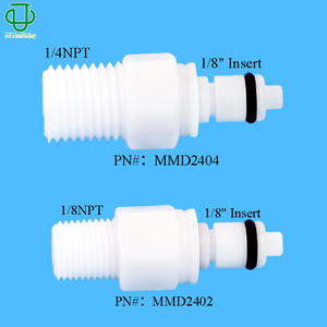 Connecteur droit à commande par valve en plastique POM de haute qualité, filetage externe, remplacement rapide mâle pour CPC et autres - Product Image 4