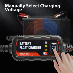 <span class=keywords><strong>Chargeur</strong></span> intelligent <span class=keywords><strong>6V</strong></span> <span class=keywords><strong>12V</strong></span> pour batteries au plomb de voiture et de moto, pour le chargement et l'entretien - Product Image 6