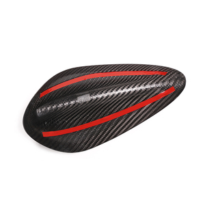 Cache-antenne <span class=keywords><strong>aileron</strong></span> de requin en fibre de carbone véritable AKLW pour F20/<span class=keywords><strong>F21</strong></span>/F45/F46/F48/F49/F15/F16/F26/F85/F86/G01 - Noir/Rouge - Installation facile - Product Image 4