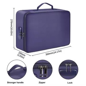 <span class=keywords><strong>2025</strong></span> Hot Bán 36x27x10cm chống cháy không thấm nước tài liệu Organizer với khóa an toàn an toàn tiền nộp hồ sơ Túi - Product Image 3