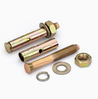 Chevilles d'expansion en acier au carbone et chevilles pour cloisons sèches de type aéronautique pour murs en briques creuses et applications murales creuses