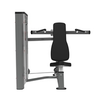 Alat Gym Komersial Shoulder Press, Mesin Gym dengan Beban Pin