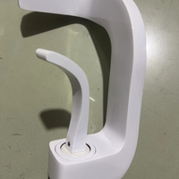 Robinet de lavabo de salle de bain moderne de luxe sans contact en laiton massif, mitigeur monocommande chaud/froid au design artistique