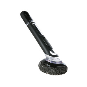 Brosse de nettoyage pour cuisine, casseroles, poêles, évier, vaisselle, avec distributeur de savon intégré - Product Image 5