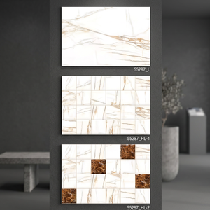 Azulejos de Pared de Cerámica Vitrificada Digital de Alto Brillo con Tecnología Italiana, Semi Porcelana Moderna para Exteriores, Salón, Cocina, Villa - Product Image 5