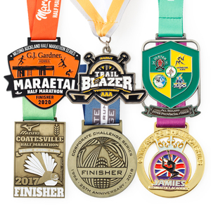 Medallas Deportivas Personalizadas por el Fabricante, Medallas de Metal para Maratón, Ciclismo, Atletismo, Karate, Remo y Competencias - Product Image 6