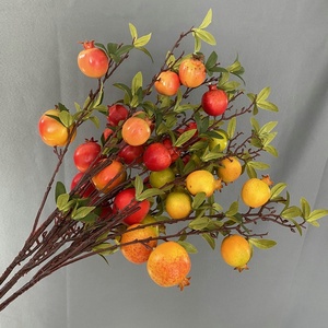 7 branches de <span class=keywords><strong>fruits</strong></span> de grenade décoration de <span class=keywords><strong>fruits</strong></span> <span class=keywords><strong>et</strong></span> <span class=keywords><strong>légumes</strong></span> artificiels - Product Image 2