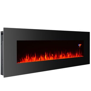 Cheminée électrique murale <span class=keywords><strong>pas</strong></span> chère de 50 pouces avec lumière LED et chauffage - Product Image 5