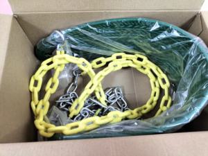 Siège de balançoire en plastique pour jardin intérieur/extérieur hamac pour adultes chaise de balcon suspendue Hollywoodschaukel en métal pour garderie <span class=keywords><strong>Balancelle</strong></span> - Product Image 6