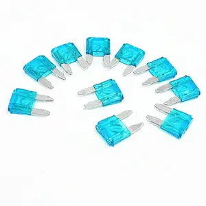 JZ Factory Supply Led Mini Blade Fuse 25 Amp And Auto Blade Assorted Car Fuse Set Colorful Standard Car Blade Fuse
