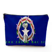 Sac à cosmétiques pour femmes avec drapeau de Saint-Vincent-et-les-Grenadines, joli sac de maquillage pour sac à main, sac de voyage pour cosmétiques et articles de toilette