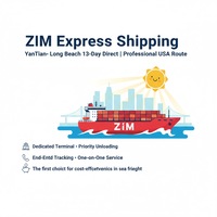 Cartons d'expédition à bas prix vers les États-Unis |   Service de fret maritime et DDP ZIM Express