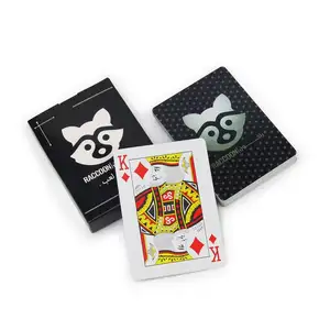 Game Magic Plastic Waterproof Poker Deck Printed Us Playing Card Custom Logo