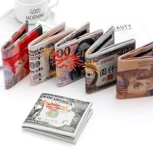 Portafogli <span class=keywords><strong>in</strong></span> <span class=keywords><strong>Pelle</strong></span> PU con Cerniera per Banconote da 100 Dollari USA, Euro e Dollari Canadesi, Eleganti per <span class=keywords><strong>Uomo</strong></span> e Donna - Product Image 1
