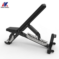 Banc de musculation pour presse à pectoraux, équipement de fitness commercial, banc de fitness multifonction réglable