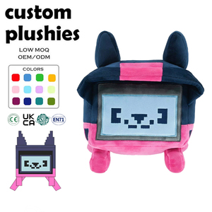 Jouet robot en peluche personnalisé unisexe en tissu premium, design queue mignonne, poupée en peluche idéale pour les enfants, cadeau et décoration de chambre - Product Image 1