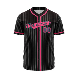 Maglia da Baseball Personalizzata in Tinta Unita, Design Gratuito, Alta Qualità, Vendita all'Ingrosso - Product Image 2