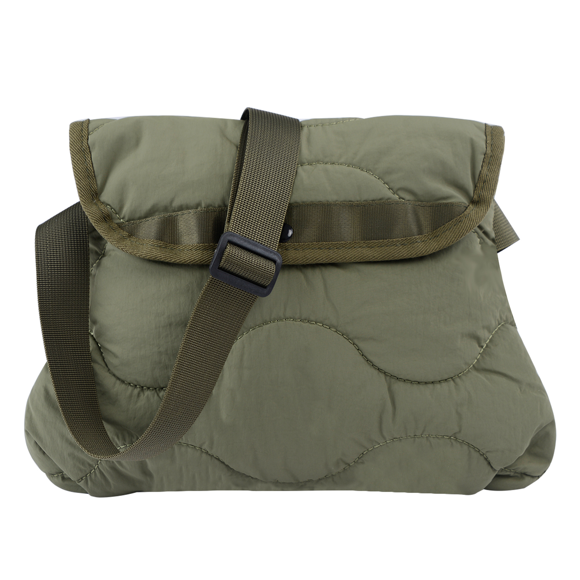 Unisex Cotton Quilted Shoulder Bag