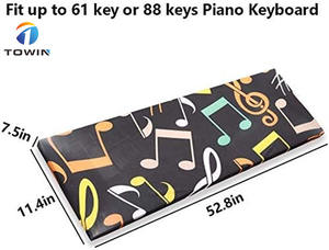 88 คีย์เปียโนคีย์บอร์ดเพลงป้องกันสิ่งสกปรกฝุ่นยืดคีย์บอร์ดอิเล็กทรอนิกส์เปียโนคีย์บอร์ดอิเล็กทรอนิกส์ - Product Image 2