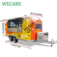 Wecare vente en gros, camion de restauration Mobile, vente en promotion, camion de nourriture d'occasion, remorque, chariot de Hot-Dog
