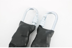 Cuerda Elástica de Látex Recubierta de Tela de 8mm/4mm, Alta Seguridad, 50kg-100kg, Equipo de Danza <span class=keywords><strong>Bungee</strong></span>, Yoga, Saltos, Ejercicio QIYU - Product Image 3