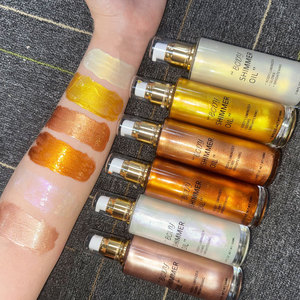 Nhãn Hiệu Riêng Hữu Cơ Lâu Dài Tóc Highlighter Cơ Thể Long Lanh Trang Điểm Dầu Cho Khuôn Mặt Và Cơ Thể Phát Sáng Cơ Thể Ánh Sáng Lấp Lánh Dầu - Product Image 2