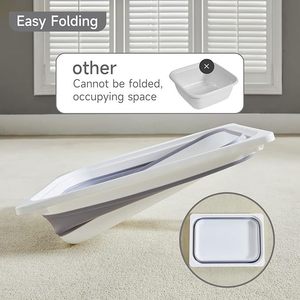 Vasca Pieghevole Rinforzata per Esche, Attrezzatura da Pesca, Dormitorio Studentesco, Portatile in <span class=keywords><strong>Plastica</strong></span>, Grande Vasca Rettangolare - Product Image 2