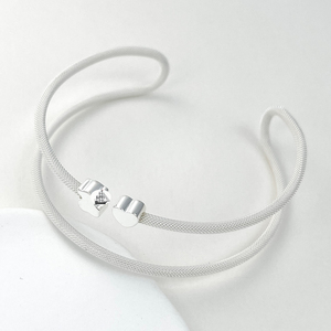 Bracelets personnalisés en argent sterling S925 plaqué or 18 carats avec logo original et motif ours espagnol, pour mariage, fiançailles, anniversaire, style simple pour femme - Product Image 6