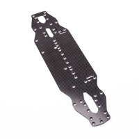 Haute précision personnalisé CNC usinage chanfreinage pièces de panneau en Fiber de carbone coupe de feuille de Fiber de carbone châssis de voiture de course RC