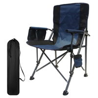 Chaise de camping pliable durable en gros, chaise d'extérieur couleur personnalisée du fabricant