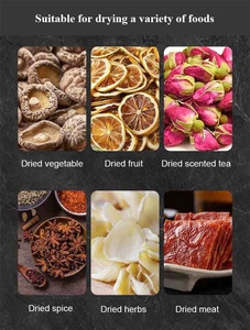 Mesin Pengering buah elektrik 12 nampan, dehidrator makanan untuk prosesor makanan daging sayuran buah kering - Product Image 6