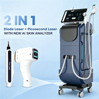 Perfectlaser Machine laser 2 en 1 diode et picoseconde pour l'épilation permanente et l'élimination de tous les pigments de tatouage, appareil de beauté
