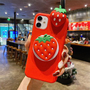 เคสโทรศัพท์มือถือลายการ์ตูนน่ารัก พร้อมสายคล้อง สำหรับ <span class=keywords><strong>iPhone</strong></span> 13 12 11 Pro <span class=keywords><strong>Max</strong></span> <span class=keywords><strong>XS</strong></span> <span class=keywords><strong>Max</strong></span> X XR 8 7 Plus ลายสุนัขแต่งหน้า พร้อมกระจก - Product Image 5