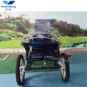 새로운 스타일 공장 가격 4 바퀴 조랑말 카트 제조업체 마라톤 마차 판매용 조랑말 마차 - Product Image 5